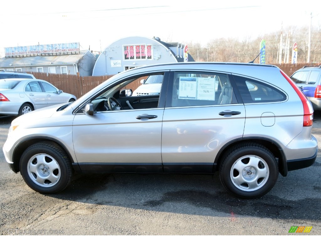 2007 CR-V LX 4WD - Whistler Silver Metallic / Black photo #10