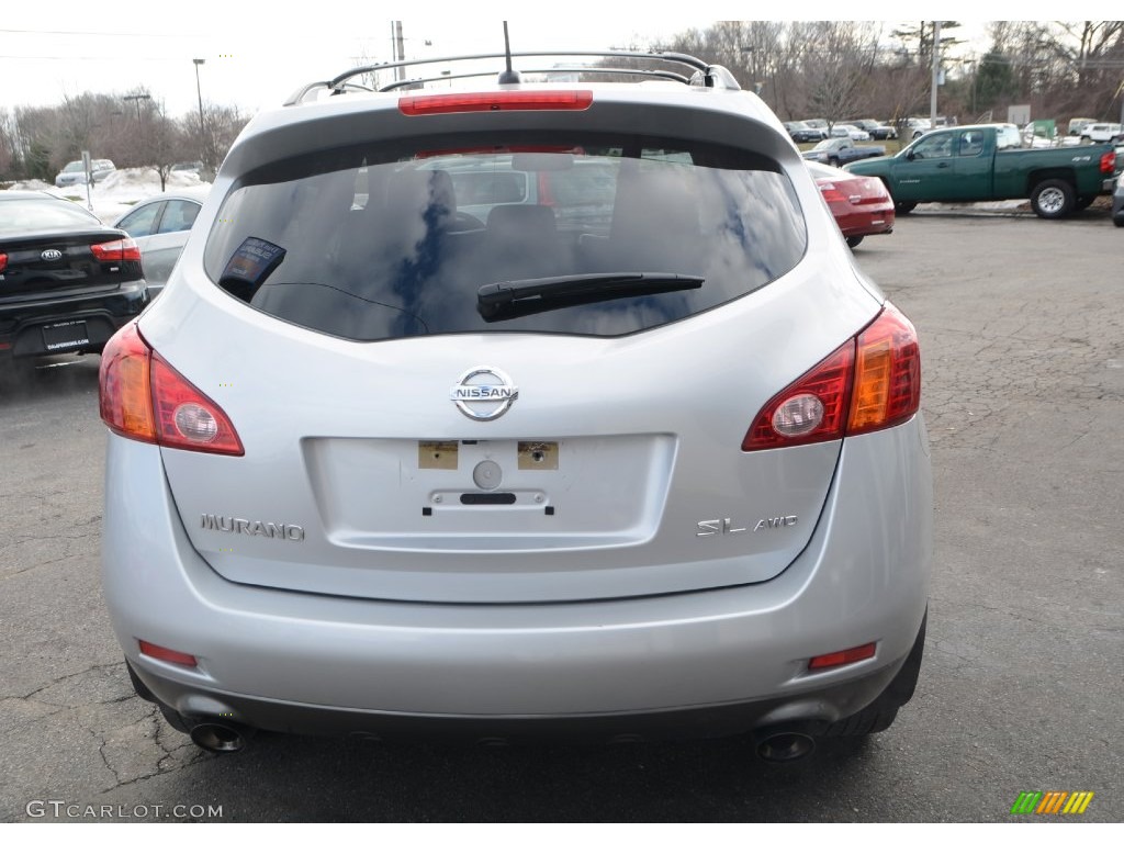 2010 Murano SL AWD - Brilliant Silver Metallic / Black photo #7