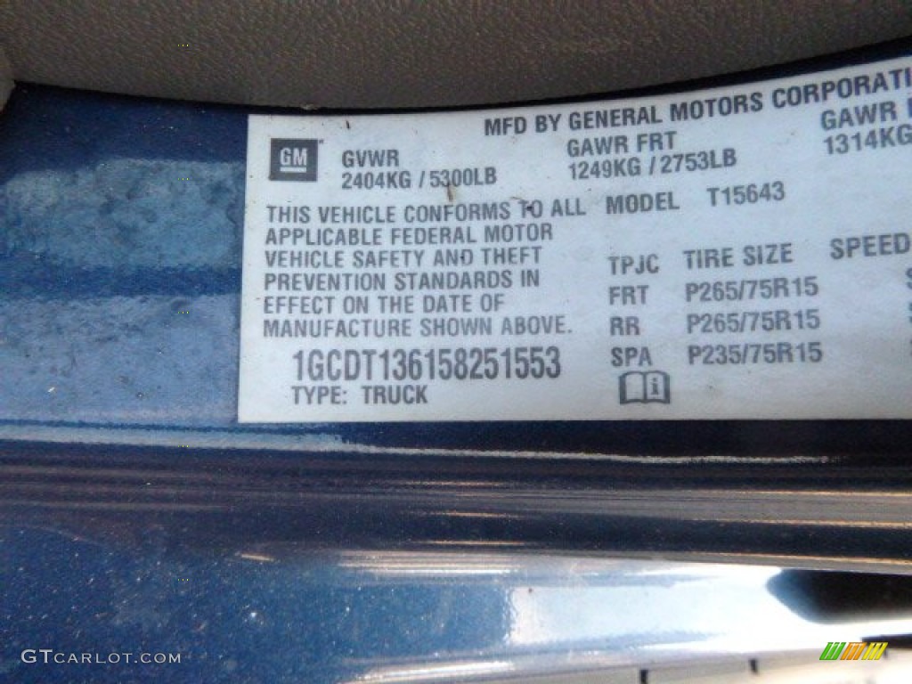 2005 Colorado LS Crew Cab 4x4 - Superior Blue Metallic / Medium Dark Pewter photo #16