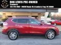 2014 Cayenne Red Nissan Rogue SL AWD  photo #1