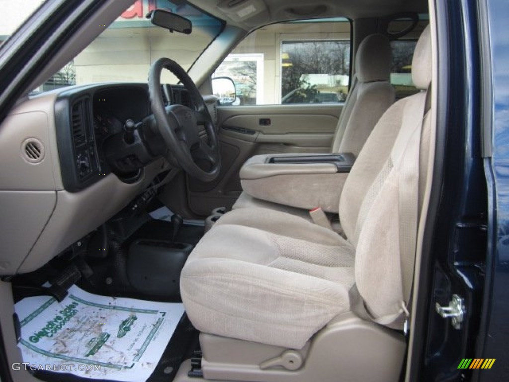 2007 Silverado 2500HD Classic LS Crew Cab 4x4 - Dark Blue Metallic / Tan photo #12