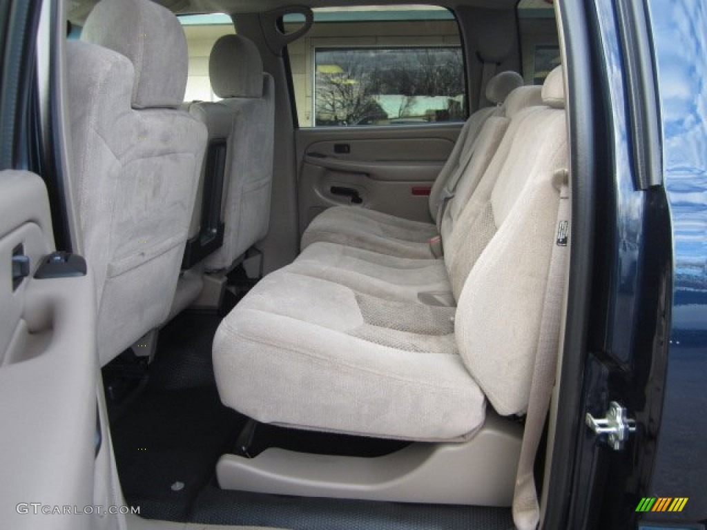 2007 Silverado 2500HD Classic LS Crew Cab 4x4 - Dark Blue Metallic / Tan photo #13