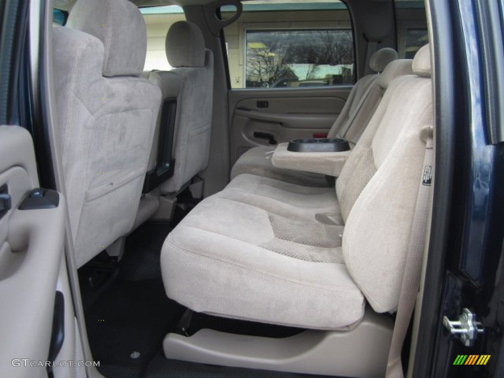 2007 Silverado 2500HD Classic LS Crew Cab 4x4 - Dark Blue Metallic / Tan photo #14
