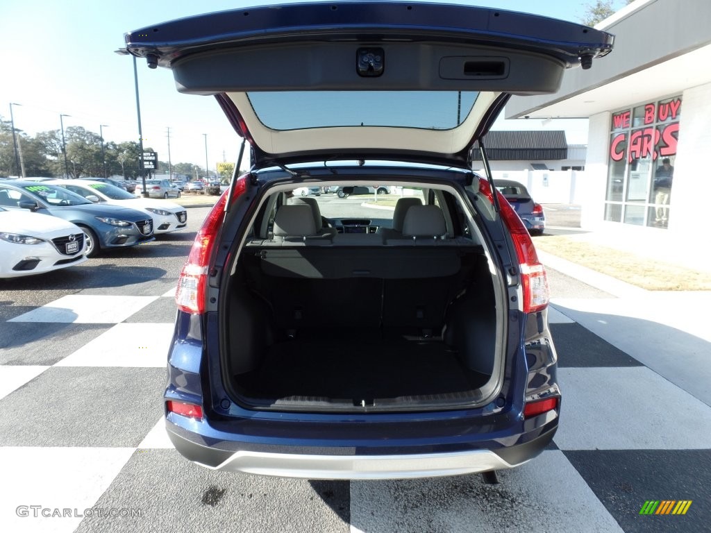 2016 CR-V EX - Obsidian Blue Pearl / Gray photo #5