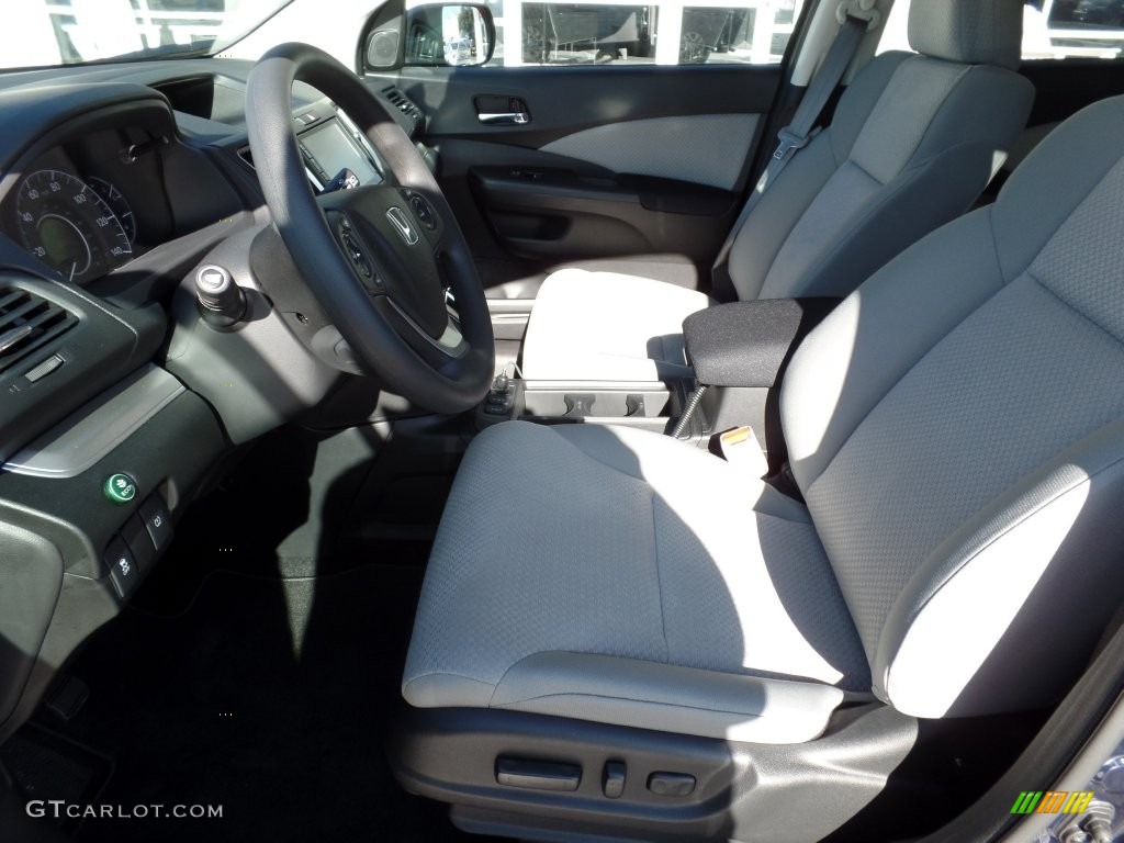 2016 CR-V EX - Obsidian Blue Pearl / Gray photo #11
