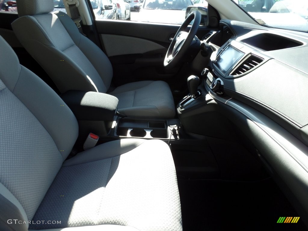 2016 CR-V EX - Obsidian Blue Pearl / Gray photo #14