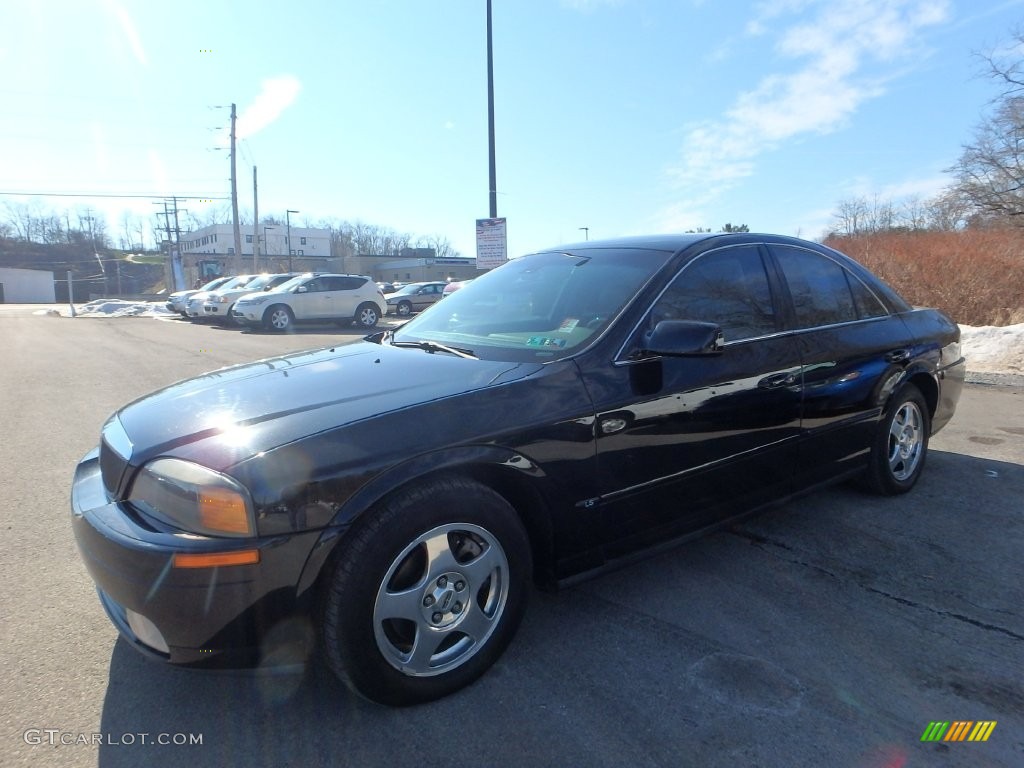 2001 LS V8 - Black / Deep Charcoal photo #1