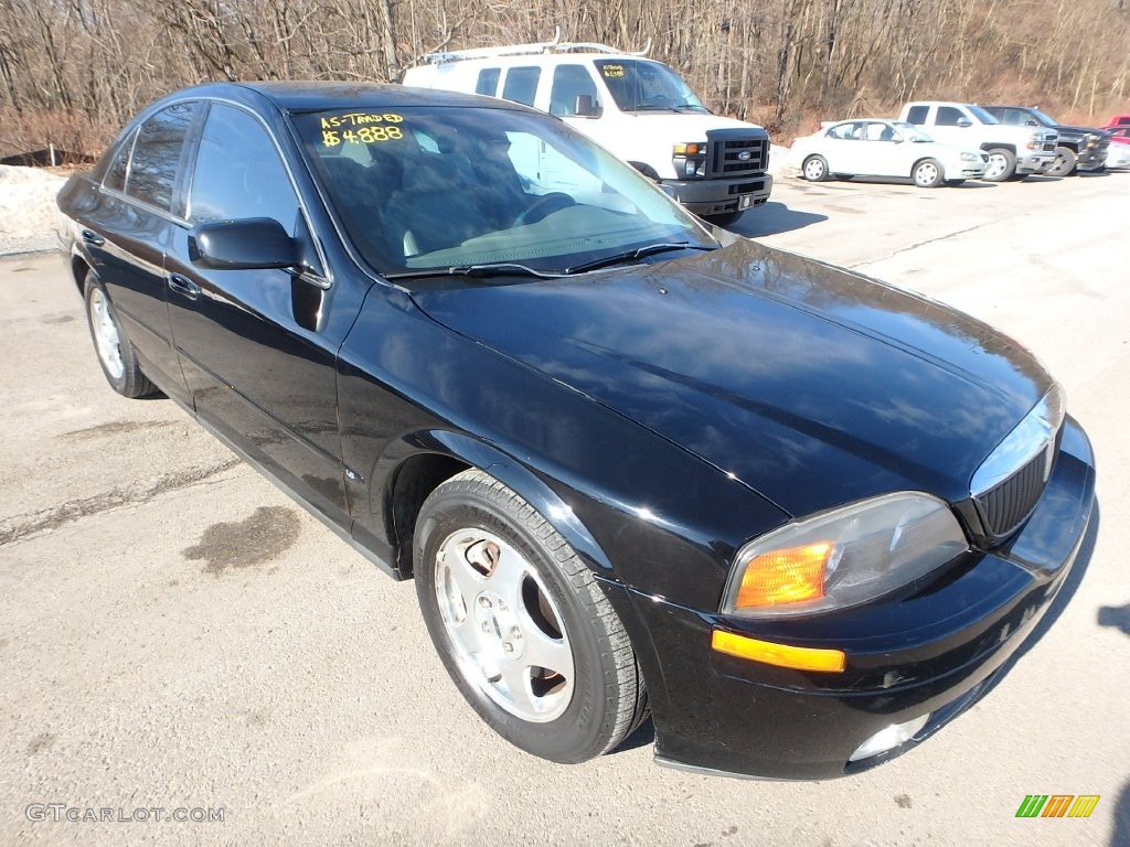 2001 LS V8 - Black / Deep Charcoal photo #5