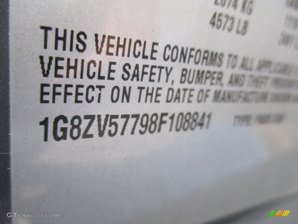2008 Aura XR - Techno Gray / Black photo #39
