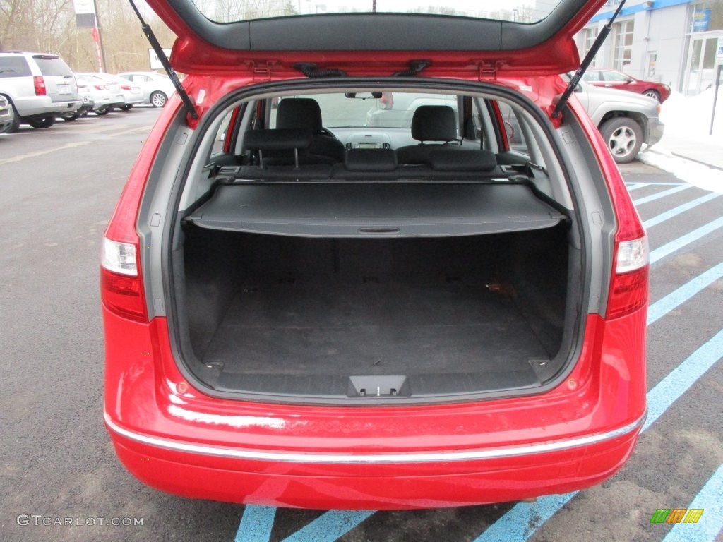 2009 Elantra Touring - Chilipepper Red / Black photo #15