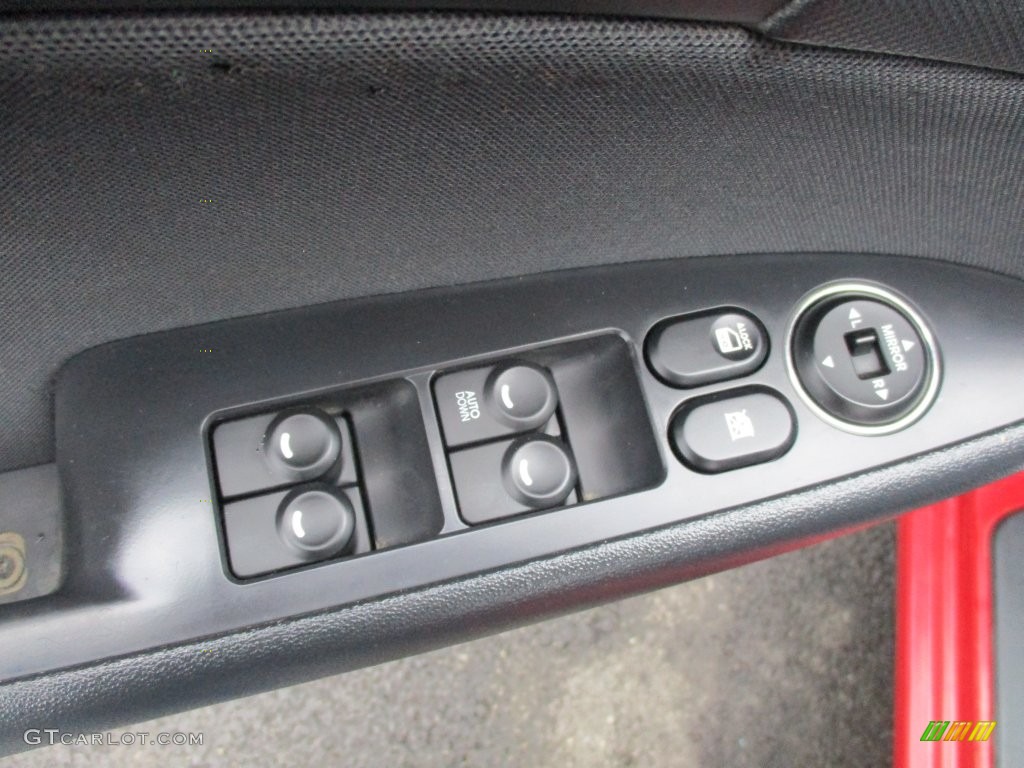2009 Elantra Touring - Chilipepper Red / Black photo #20