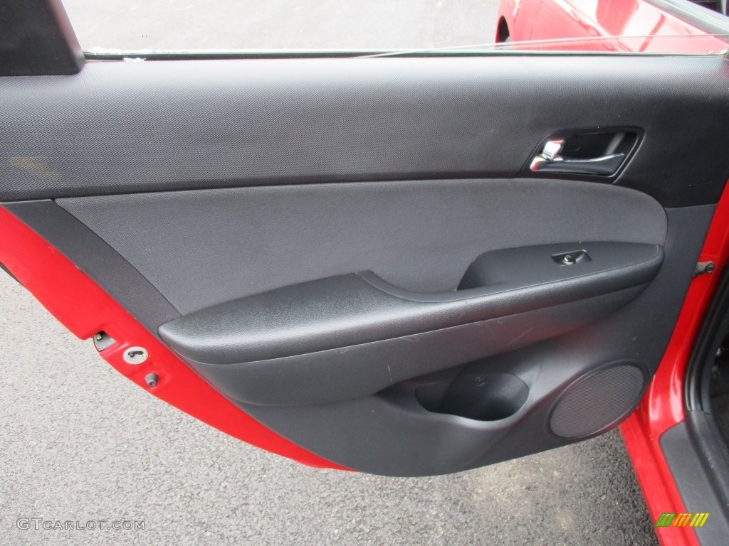 2009 Elantra Touring - Chilipepper Red / Black photo #23