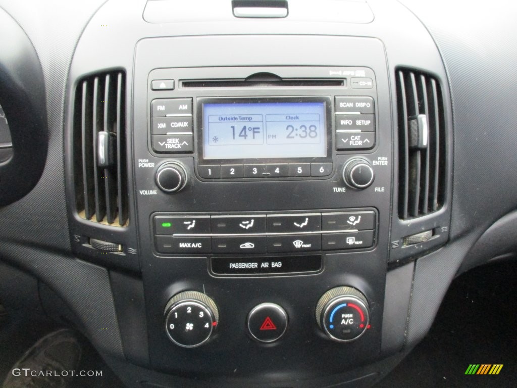 2009 Elantra Touring - Chilipepper Red / Black photo #26
