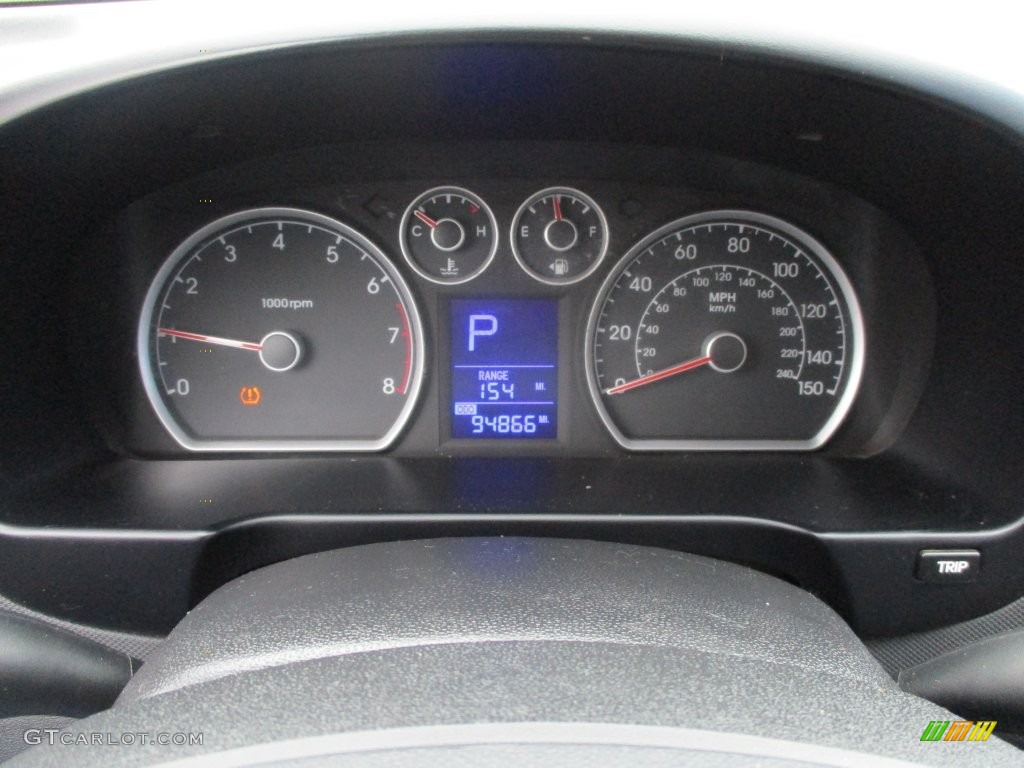 2009 Elantra Touring - Chilipepper Red / Black photo #38