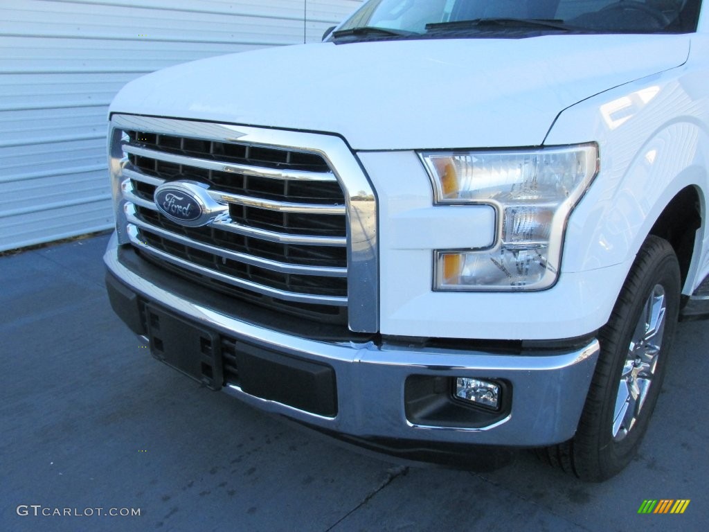 2016 F150 XLT SuperCrew - Oxford White / Medium Earth Gray photo #10