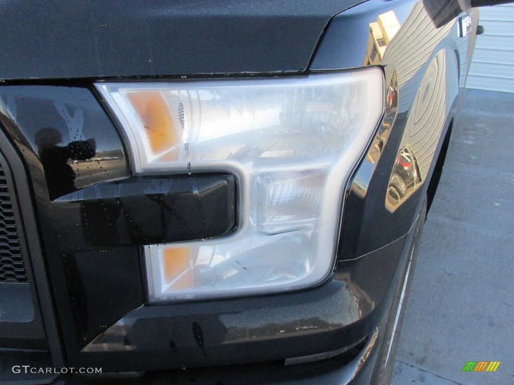 2016 F150 XL SuperCab - Shadow Black / Medium Earth Gray photo #9