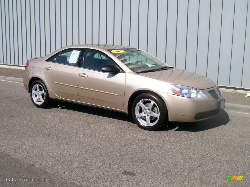 2007 G6 V6 Sedan - Sedona Beige Metallic / Light Taupe photo #1