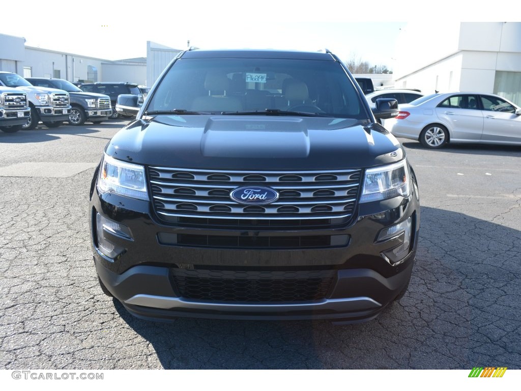 2016 Explorer XLT - Shadow Black / Medium Light Camel photo #4
