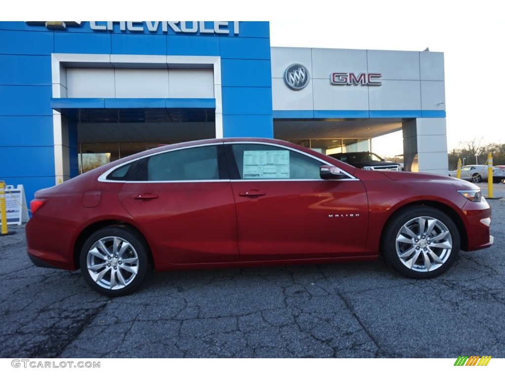 2016 Malibu LT - Crystal Red Tintcoat / Jet Black photo #8