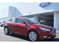Ruby Red - Focus Titanium Hatch Photo No. 1