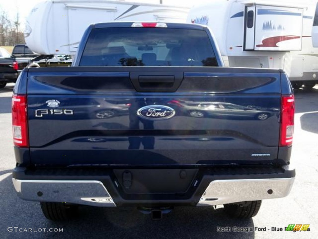 2016 F150 XLT SuperCrew 4x4 - Blue Jeans / Medium Earth Gray photo #4