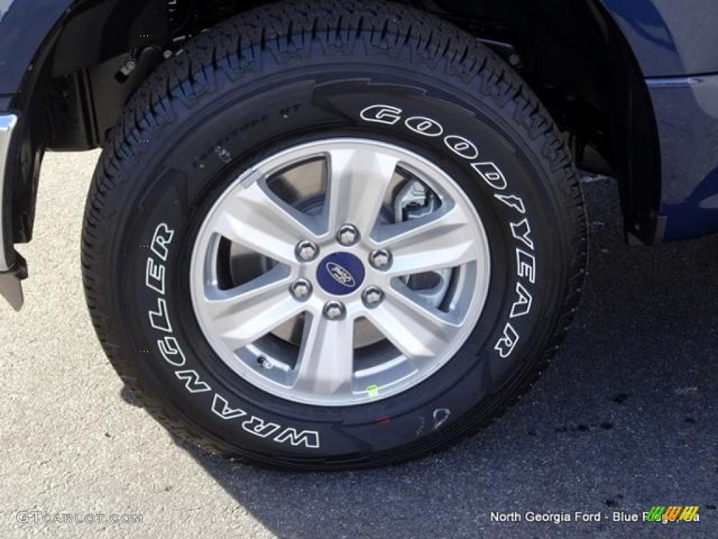 2016 F150 XLT SuperCrew 4x4 - Blue Jeans / Medium Earth Gray photo #9