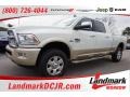 Pearl White - 2500 Laramie Longhorn Mega Cab 4x4 Photo No. 1
