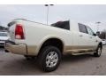 Pearl White - 2500 Laramie Longhorn Mega Cab 4x4 Photo No. 3