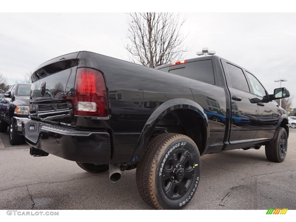 Brilliant Black Crystal Pearl 2016 Ram 2500 Laramie Crew Cab 4x4 Exterior Photo #110450821