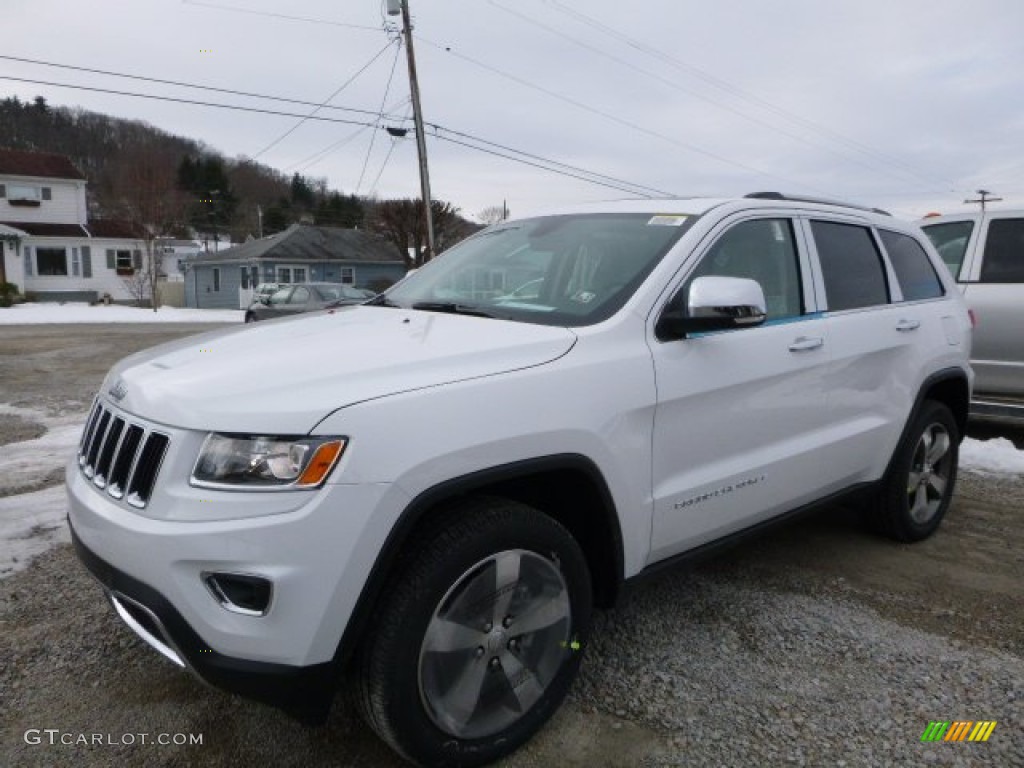 2016 Grand Cherokee Limited 4x4 - Bright White / Black/Light Frost Beige photo #1