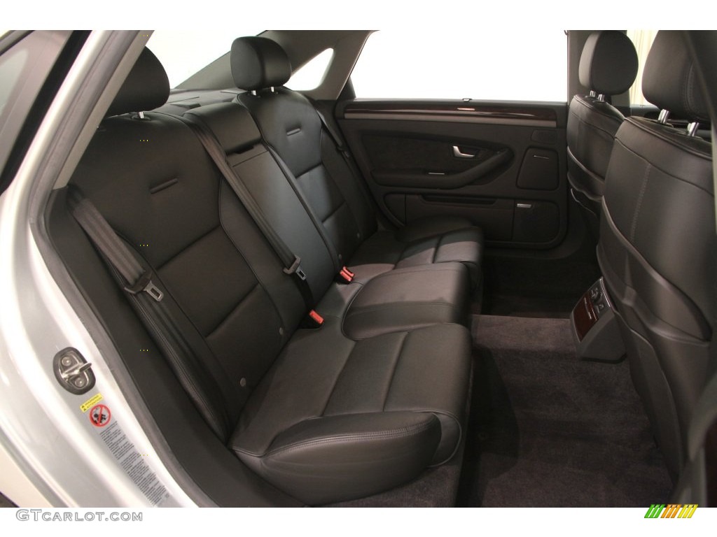 2004 A8 L 4.2 quattro - Light Silver Metallic / Black photo #22