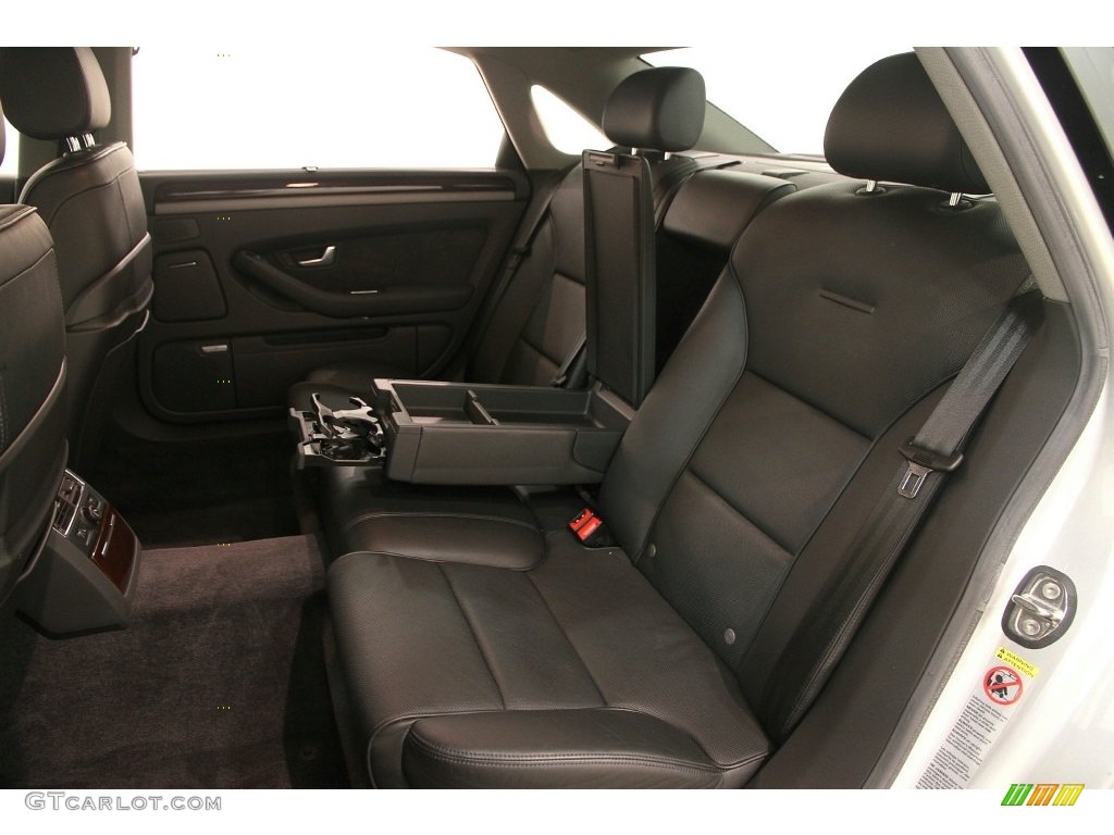 2004 A8 L 4.2 quattro - Light Silver Metallic / Black photo #28