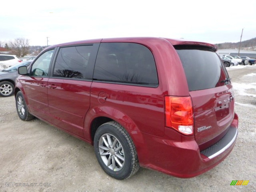 2016 Grand Caravan SE - Deep Cherry Red Crystal Pearl / Black photo #5