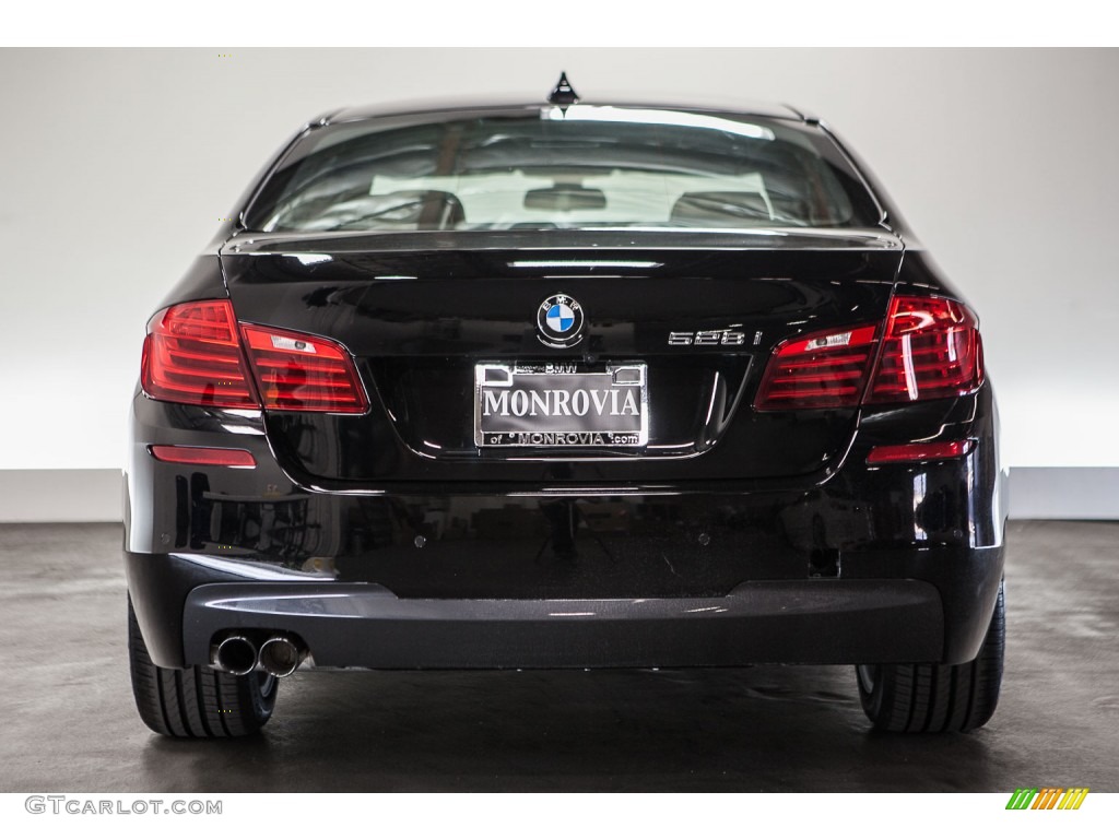 2016 5 Series 528i Sedan - Jet Black / Black photo #4