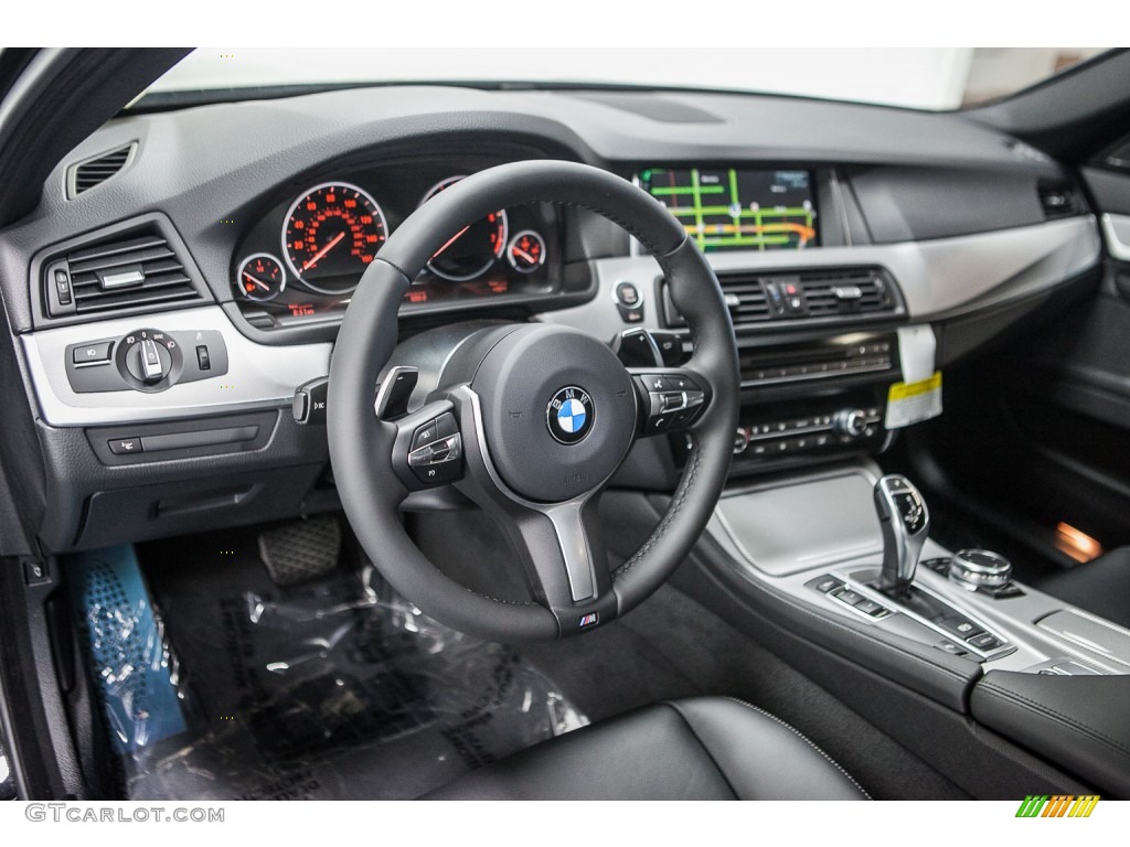2016 5 Series 528i Sedan - Jet Black / Black photo #6