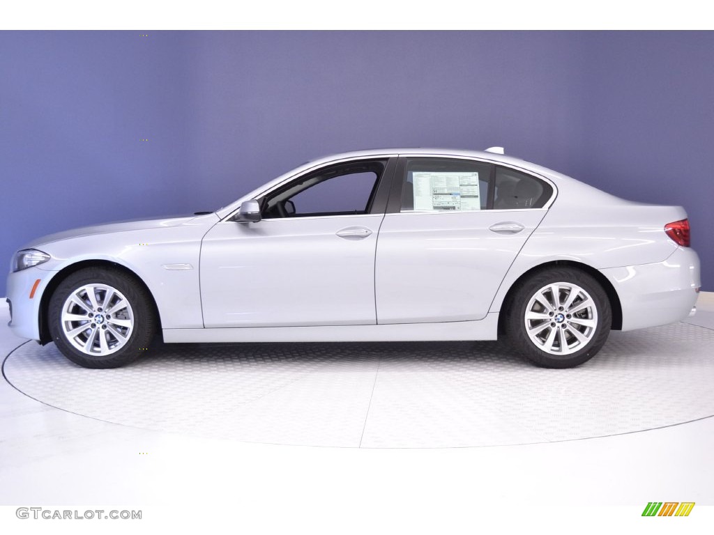 2016 5 Series 528i Sedan - Glacier Silver Metallic / Black photo #3