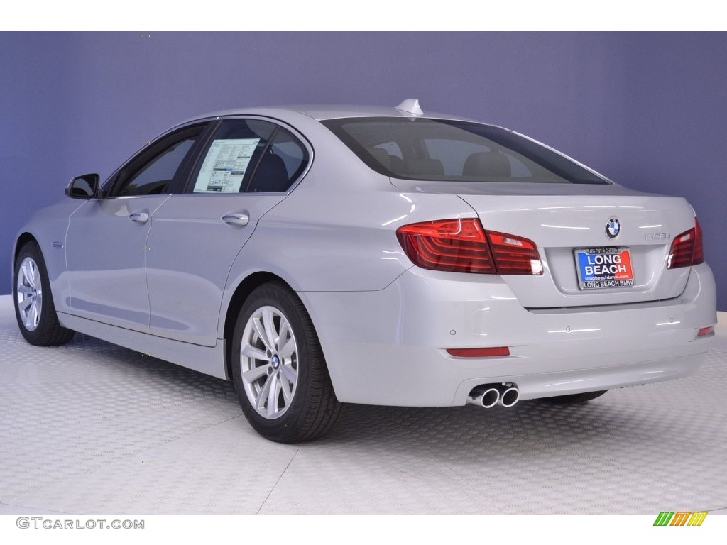 2016 5 Series 528i Sedan - Glacier Silver Metallic / Black photo #4