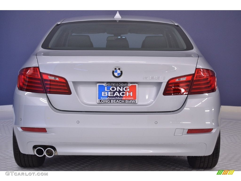 2016 5 Series 528i Sedan - Glacier Silver Metallic / Black photo #5