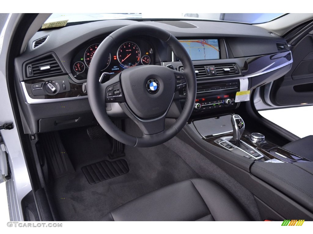 2016 5 Series 528i Sedan - Glacier Silver Metallic / Black photo #7