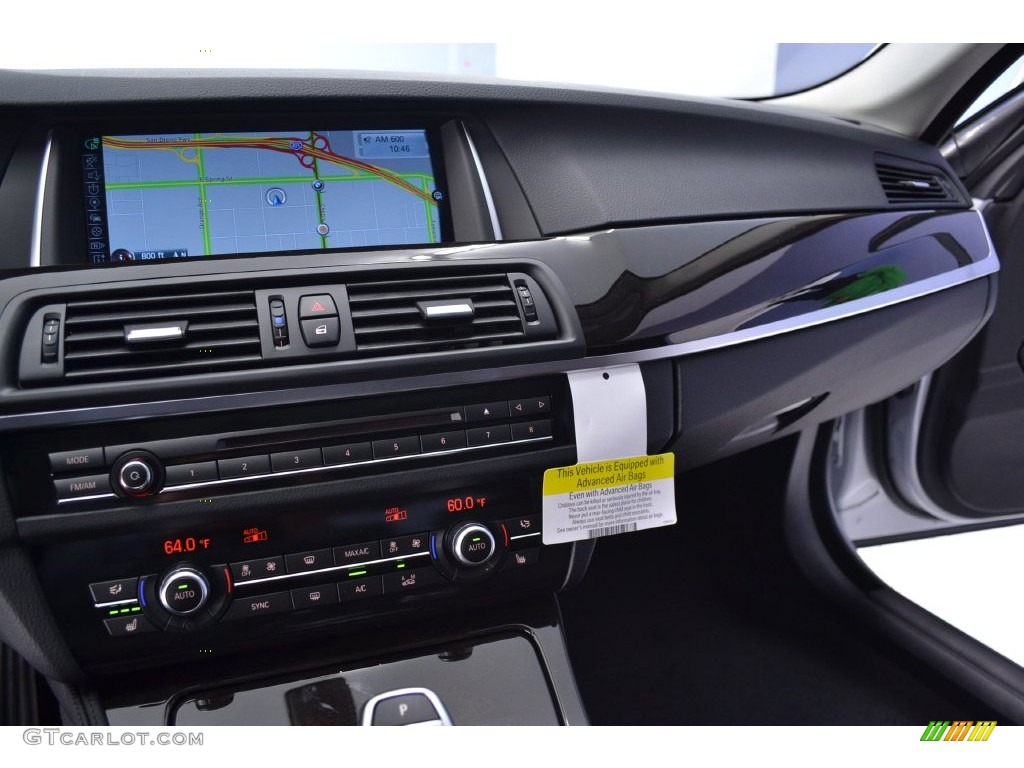 2016 5 Series 528i Sedan - Glacier Silver Metallic / Black photo #12