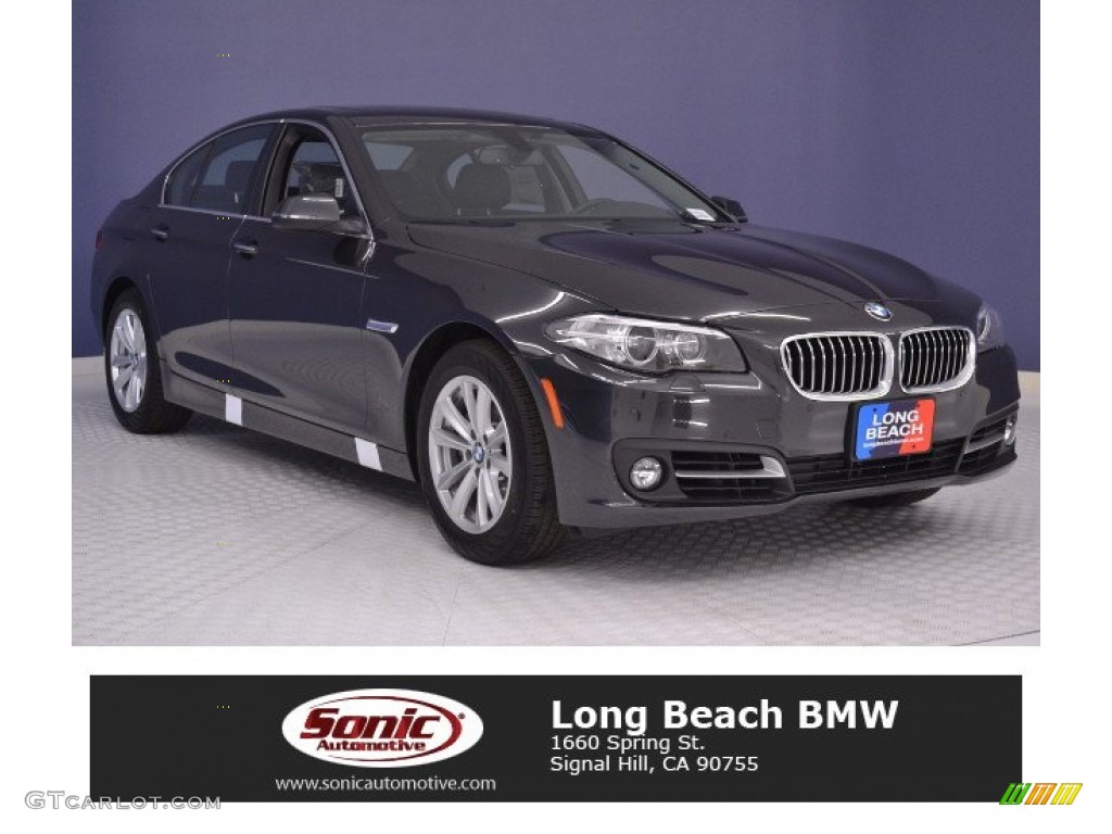 2016 5 Series 528i Sedan - Dark Graphite Metallic / Black photo #1