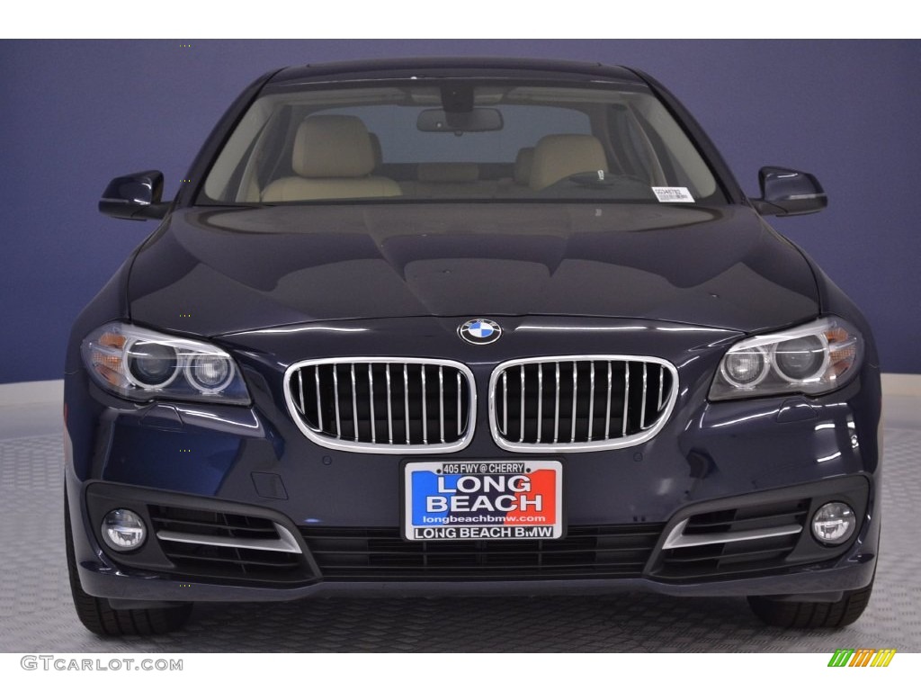 2016 5 Series 528i Sedan - Imperial Blue Metallic / Venetian Beige/Black photo #2