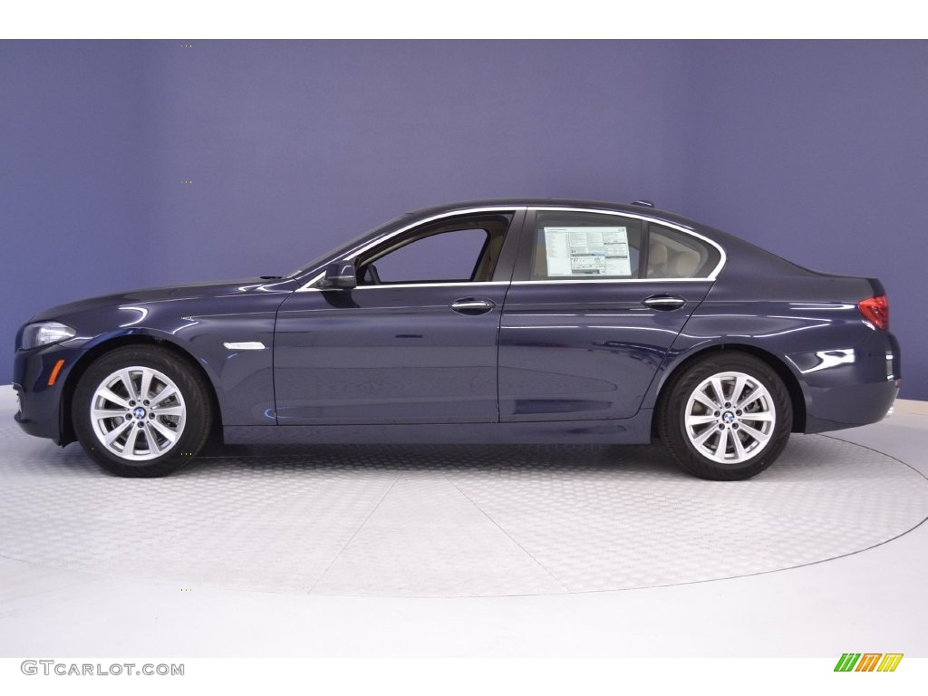 2016 5 Series 528i Sedan - Imperial Blue Metallic / Venetian Beige/Black photo #3