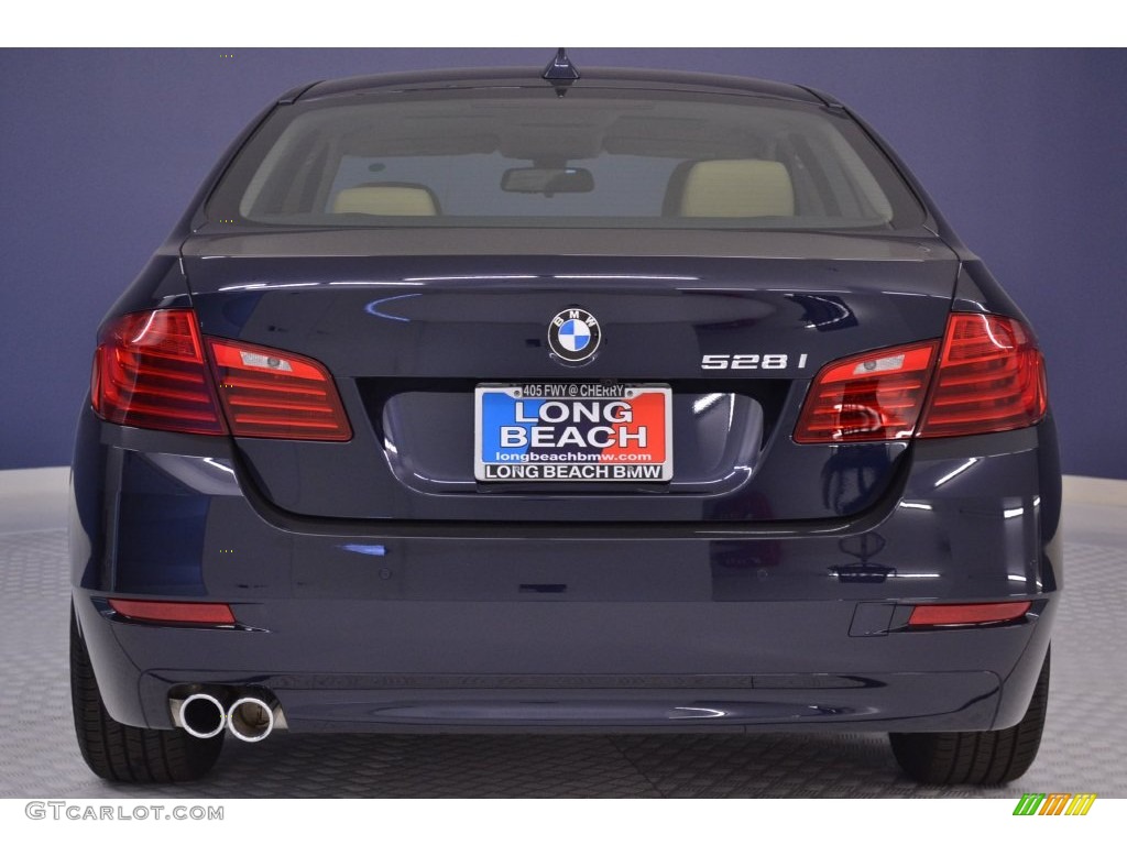 2016 5 Series 528i Sedan - Imperial Blue Metallic / Venetian Beige/Black photo #5