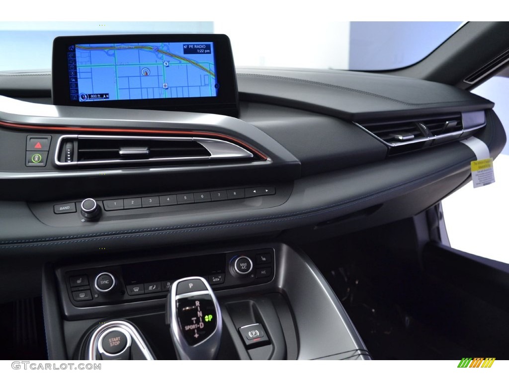 2016 BMW i8 Standard i8 Model Gigia Amido Black Full Perforated Leather Dashboard Photo #110461450