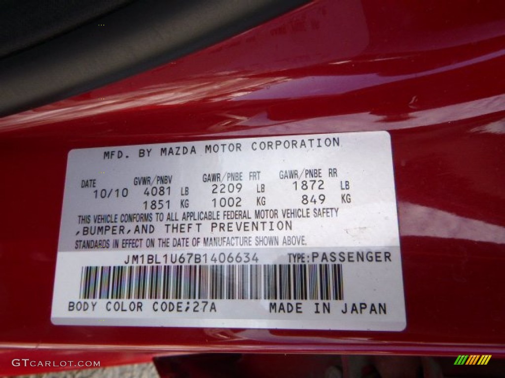 2011 MAZDA3 s Sport 4 Door - Velocity Red Mica / Black photo #15
