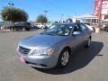 2010 Medium Silver Blue Hyundai Sonata GLS  photo #4