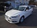 2016 White Platinum Tri-Coat Metallic Ford Fusion SE  photo #3