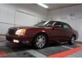 2002 Crimson Pearl Cadillac DeVille DTS  photo #2