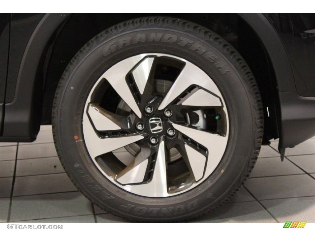 2016 CR-V Touring AWD - Crystal Black Pearl / Black photo #2